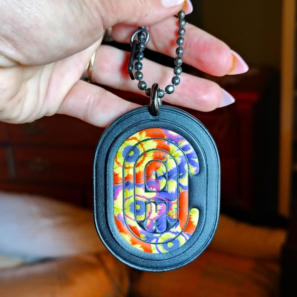 Coach Kaffe Fassett Charm - Picture 1 of 5